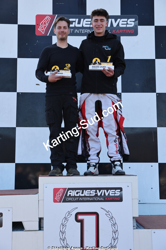 Quentin PAGES, Yohan SOGUEL — 29 & 30/03/2025 : 2ème manche du Championnat du Sud au circuit d’Aigues-Vives (photos Stéphane Agnus) 2025 — karting