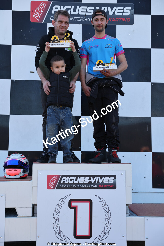 Garry FORTIER, Thomas COY — 29 & 30/03/2025 : 2ème manche du Championnat du Sud au circuit d’Aigues-Vives (photos Stéphane Agnus) 2025 — karting
