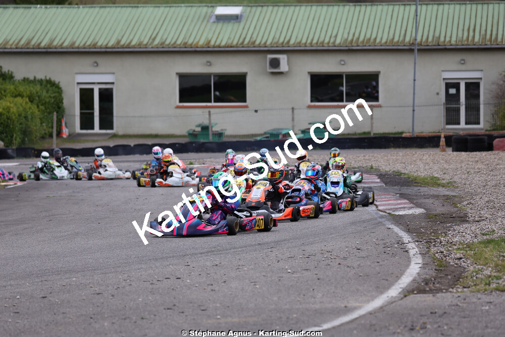 29 & 30/03/2025 : 2ème manche du Championnat du Sud au circuit d’Aigues-Vives (photos Stéphane Agnus) 2025 — karting