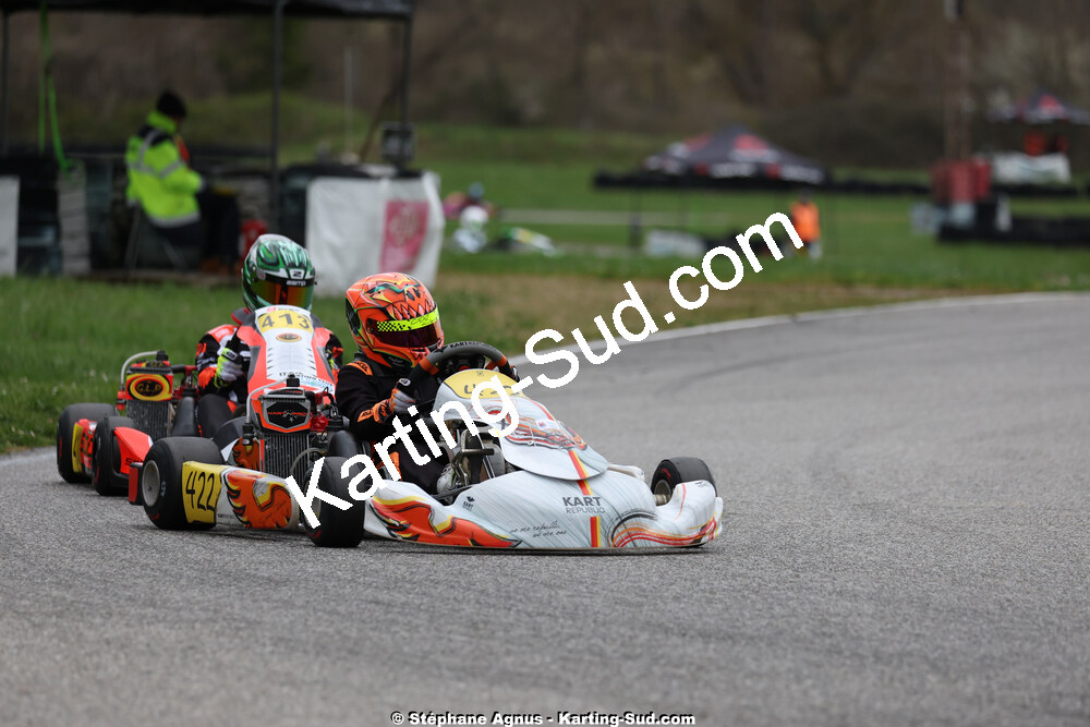 29 & 30/03/2025 : 2ème manche du Championnat du Sud au circuit d’Aigues-Vives (photos Stéphane Agnus) 2025 — karting