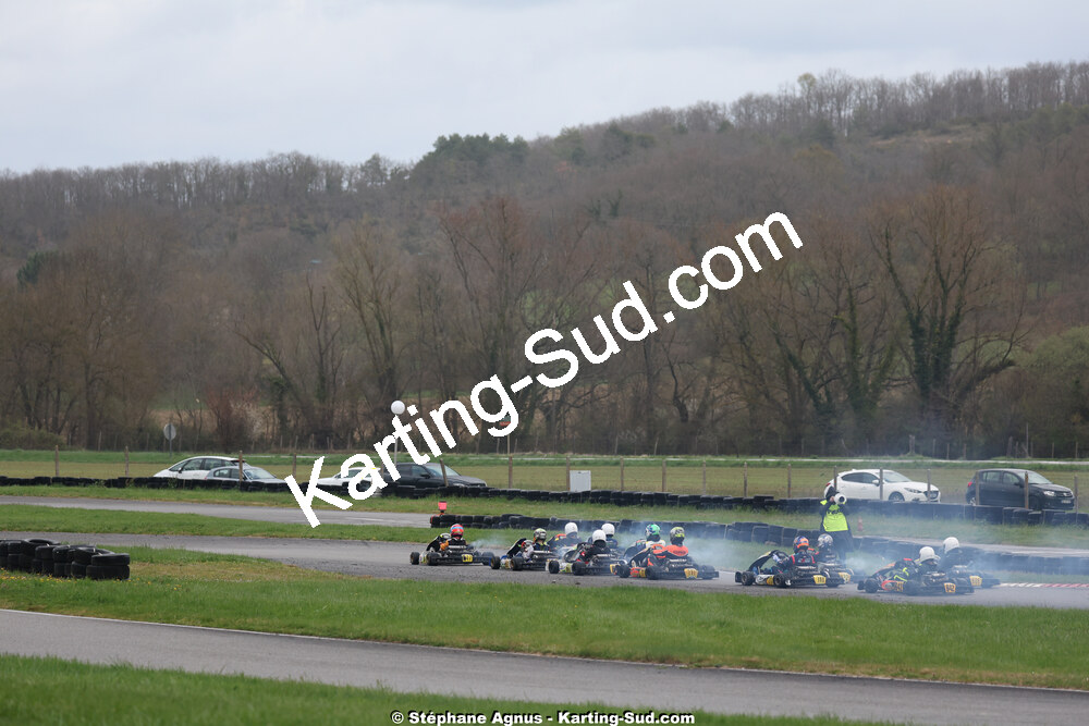29 & 30/03/2025 : 2ème manche du Championnat du Sud au circuit d’Aigues-Vives (photos Stéphane Agnus) 2025 — karting