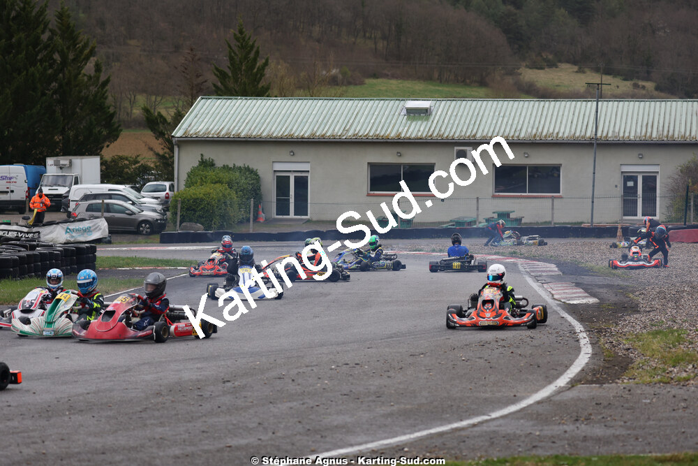 29 & 30/03/2025 : 2ème manche du Championnat du Sud au circuit d’Aigues-Vives (photos Stéphane Agnus) 2025 — karting