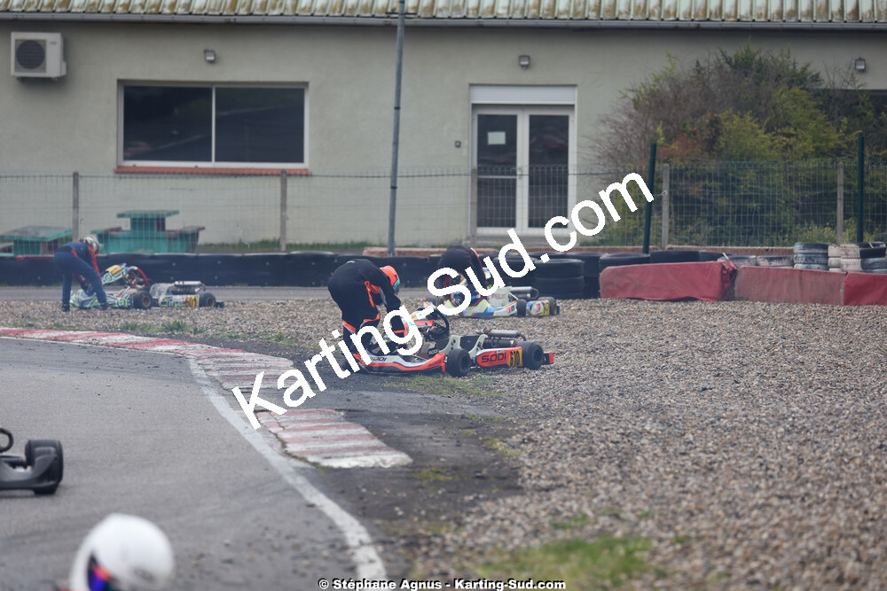 29 & 30/03/2025 : 2ème manche du Championnat du Sud au circuit d’Aigues-Vives (photos Stéphane Agnus) 2025 — karting