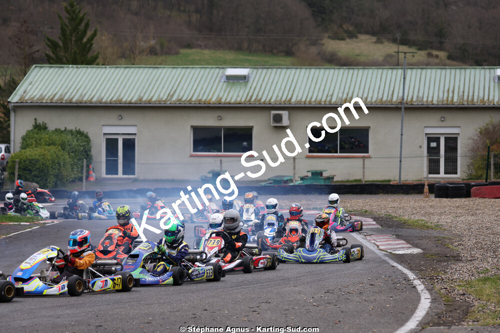 29 & 30/03/2025 : 2ème manche du Championnat du Sud au circuit d’Aigues-Vives (photos Stéphane Agnus) 2025 — karting