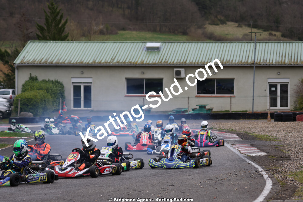 29 & 30/03/2025 : 2ème manche du Championnat du Sud au circuit d’Aigues-Vives (photos Stéphane Agnus) 2025 — karting