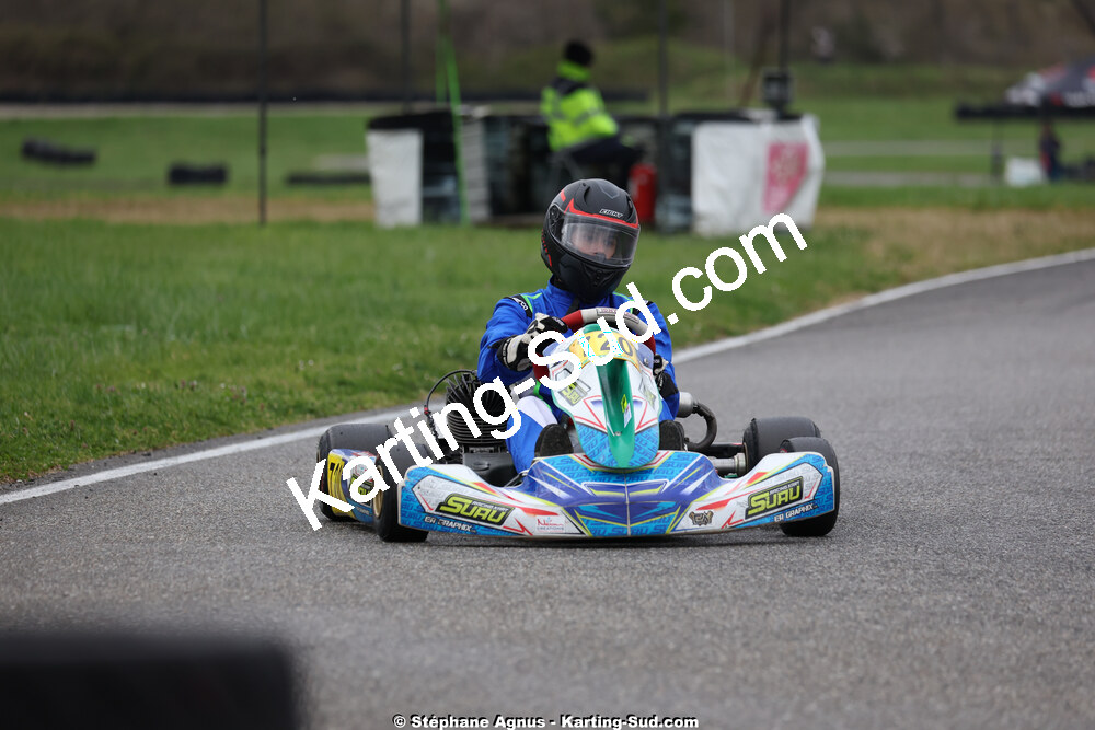 29 & 30/03/2025 : 2ème manche du Championnat du Sud au circuit d’Aigues-Vives (photos Stéphane Agnus) 2025 — karting