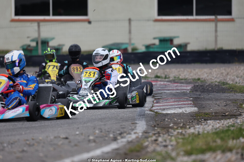 29 & 30/03/2025 : 2ème manche du Championnat du Sud au circuit d’Aigues-Vives (photos Stéphane Agnus) 2025 — karting