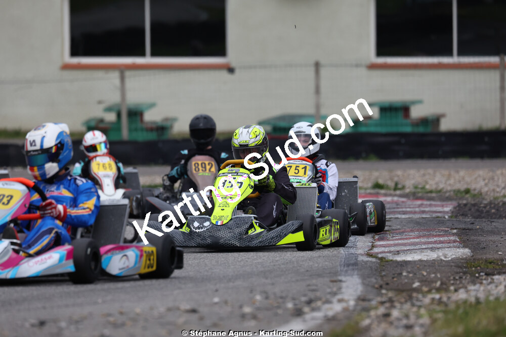 29 & 30/03/2025 : 2ème manche du Championnat du Sud au circuit d’Aigues-Vives (photos Stéphane Agnus) 2025 — karting