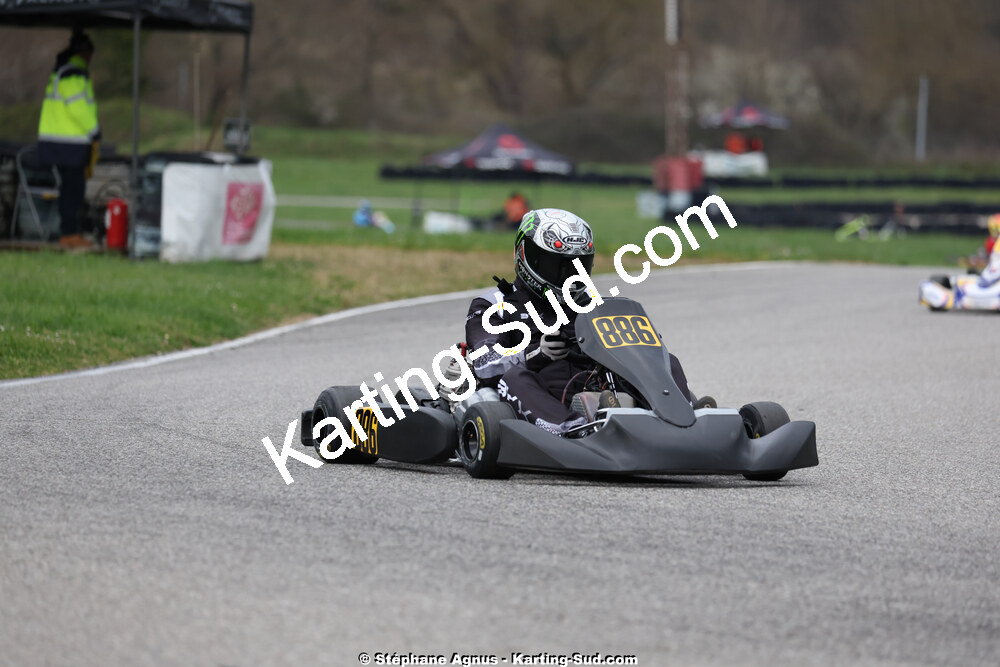 29 & 30/03/2025 : 2ème manche du Championnat du Sud au circuit d’Aigues-Vives (photos Stéphane Agnus) 2025 — karting