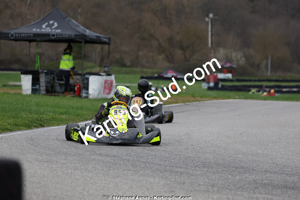 29 & 30/03/2025 : 2ème manche du Championnat du Sud au circuit d’Aigues-Vives (photos Stéphane Agnus) 2025 — karting