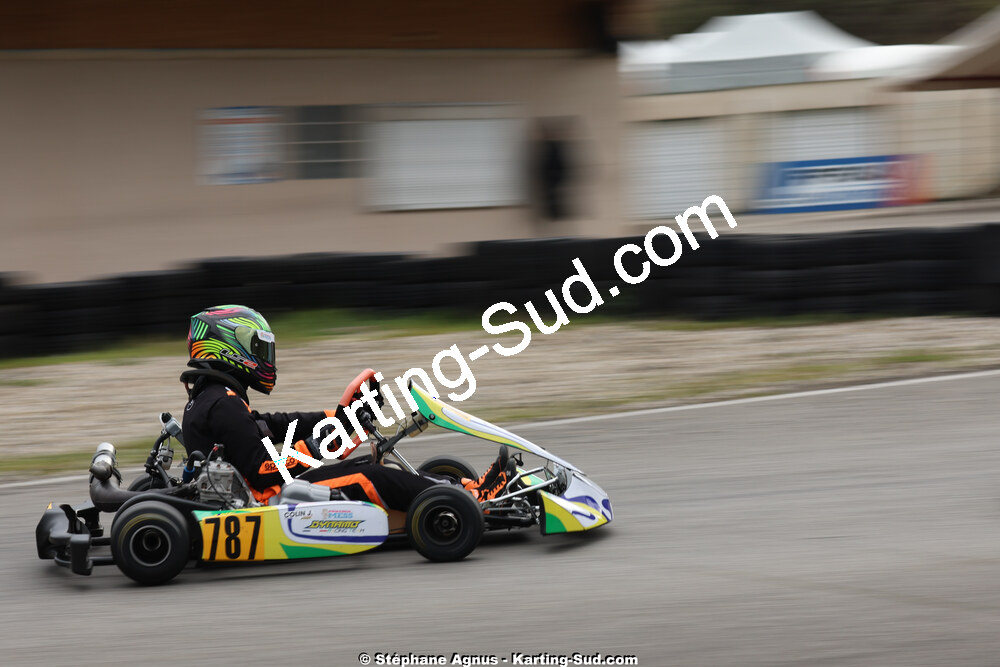 29 & 30/03/2025 : 2ème manche du Championnat du Sud au circuit d’Aigues-Vives (photos Stéphane Agnus) 2025 — karting