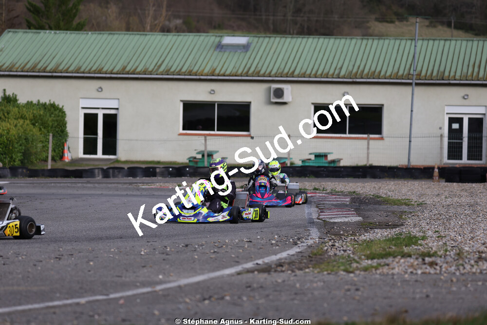 29 & 30/03/2025 : 2ème manche du Championnat du Sud au circuit d’Aigues-Vives (photos Stéphane Agnus) 2025 — karting