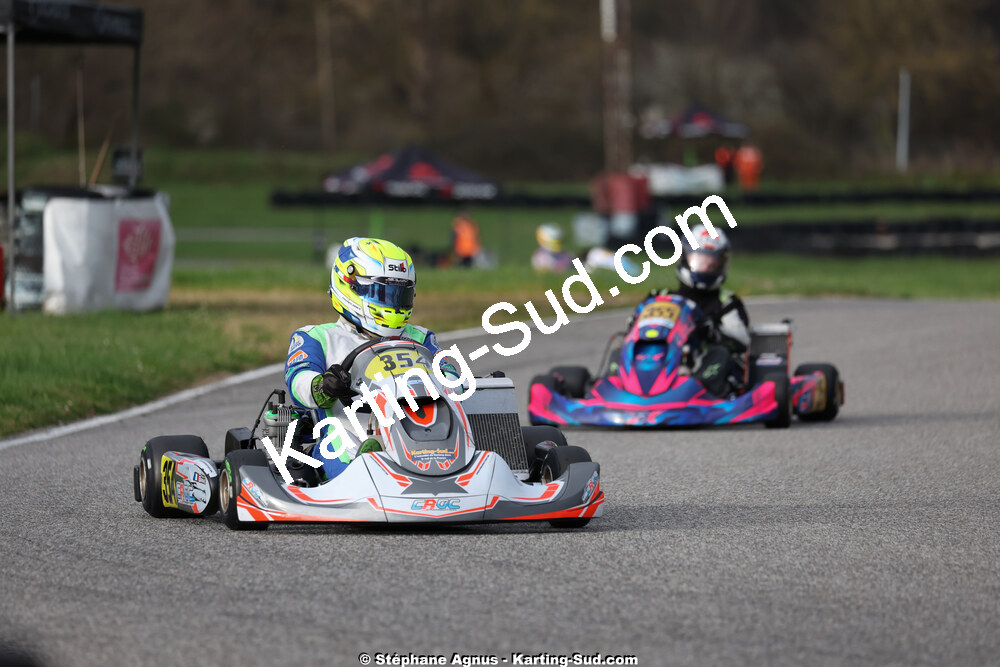 29 & 30/03/2025 : 2ème manche du Championnat du Sud au circuit d’Aigues-Vives (photos Stéphane Agnus) 2025 — karting