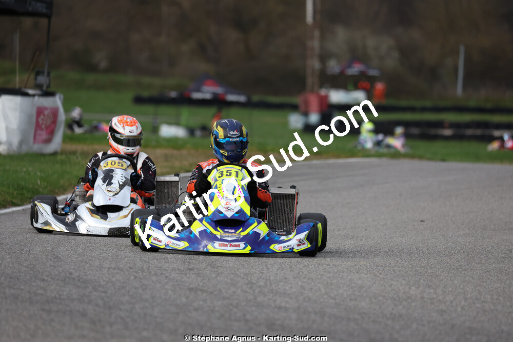 29 & 30/03/2025 : 2ème manche du Championnat du Sud au circuit d’Aigues-Vives (photos Stéphane Agnus) 2025 — karting