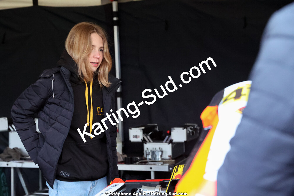 Cléa BOURACHOT — 29 & 30/03/2025 : 2ème manche du Championnat du Sud au circuit d’Aigues-Vives (photos Stéphane Agnus) 2025 — karting