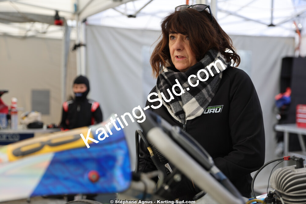 Sandrine SUAU — 29 & 30/03/2025 : 2ème manche du Championnat du Sud au circuit d’Aigues-Vives (photos Stéphane Agnus) 2025 — karting