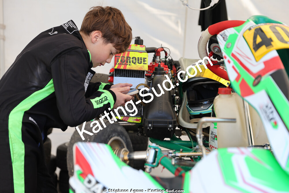 29 & 30/03/2025 : 2ème manche du Championnat du Sud au circuit d’Aigues-Vives (photos Stéphane Agnus) 2025 — karting