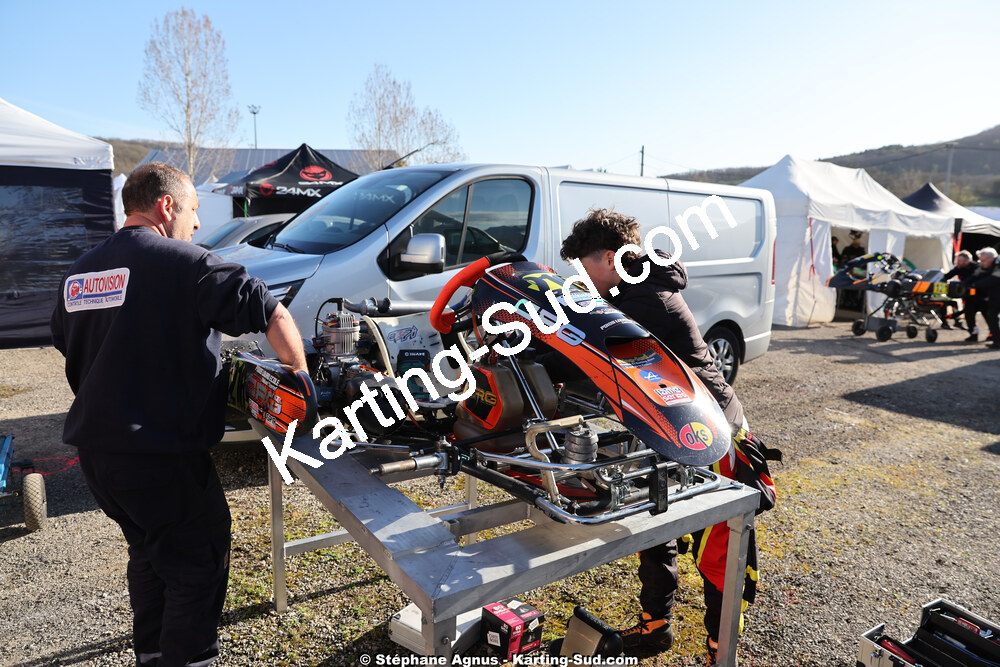 29 & 30/03/2025 : 2ème manche du Championnat du Sud au circuit d’Aigues-Vives (photos Stéphane Agnus) 2025 — karting