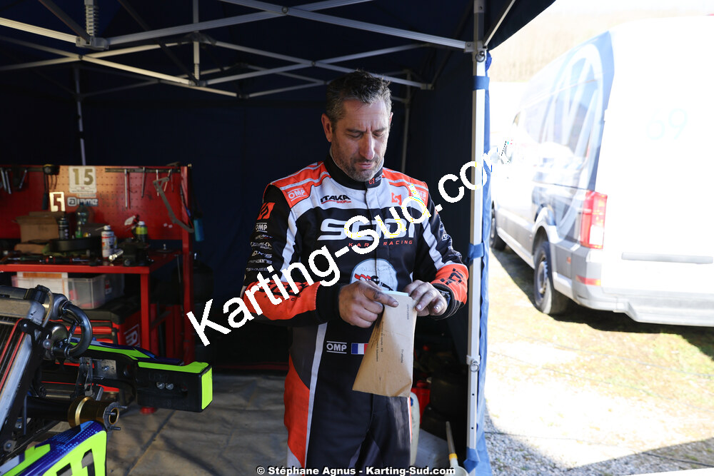 Sébastien ANDRES — 29 & 30/03/2025 : 2ème manche du Championnat du Sud au circuit d’Aigues-Vives (photos Stéphane Agnus) 2025 — karting