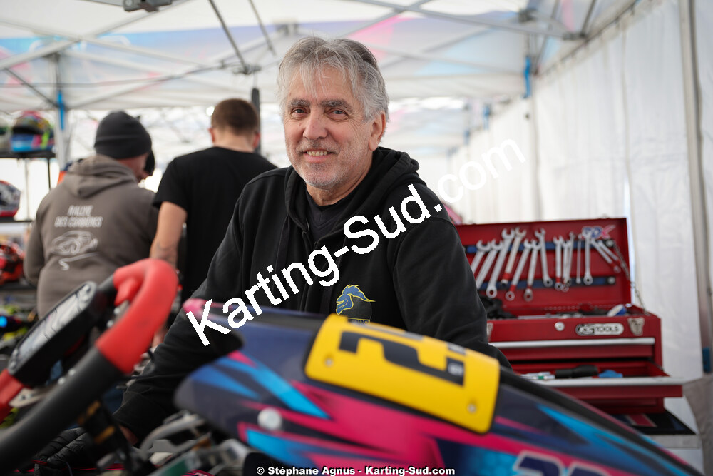 Alain SERVANT — 29 & 30/03/2025 : 2ème manche du Championnat du Sud au circuit d’Aigues-Vives (photos Stéphane Agnus) 2025 — karting