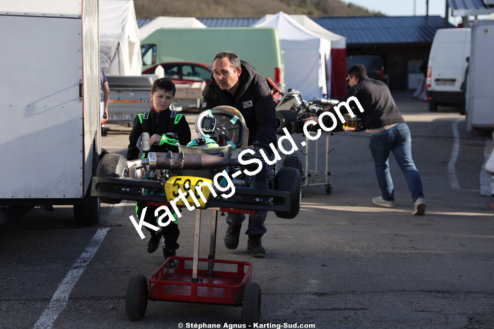 Mathieu FLAUJAC — 29 & 30/03/2025 : 2ème manche du Championnat du Sud au circuit d’Aigues-Vives (photos Stéphane Agnus) 2025 — karting