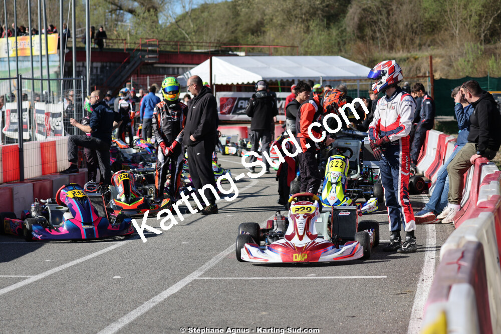 29 & 30/03/2025 : 2ème manche du Championnat du Sud au circuit d’Aigues-Vives (photos Stéphane Agnus) 2025 — karting