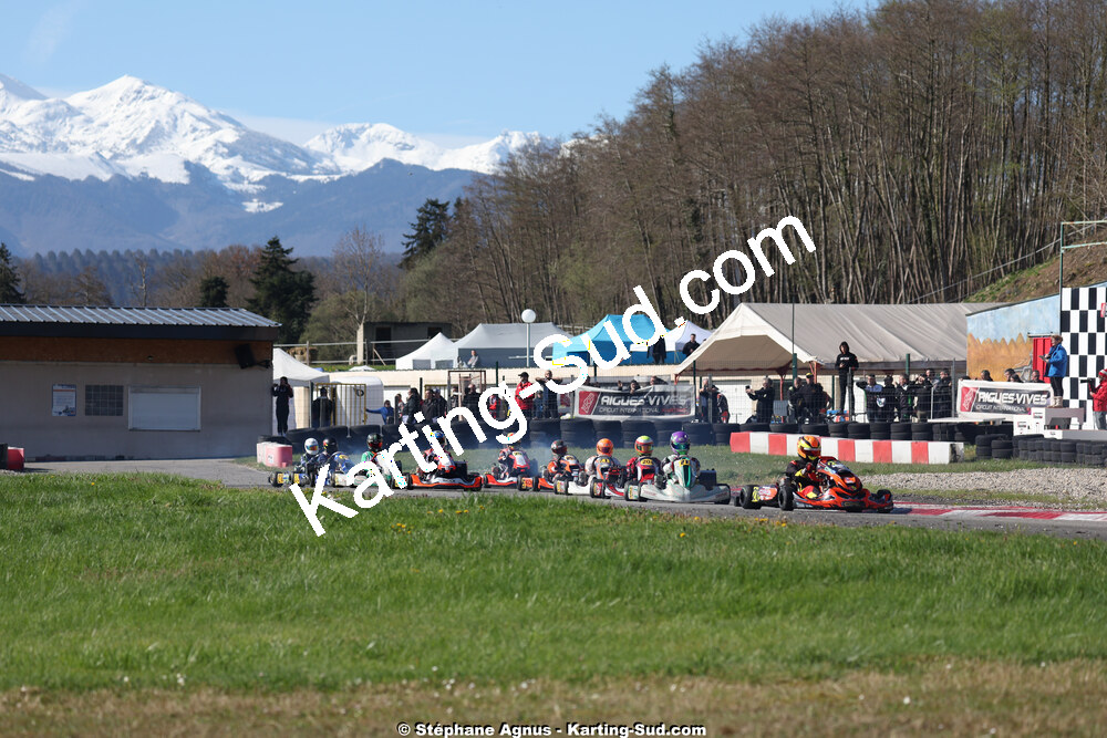 29 & 30/03/2025 : 2ème manche du Championnat du Sud au circuit d’Aigues-Vives (photos Stéphane Agnus) 2025 — karting