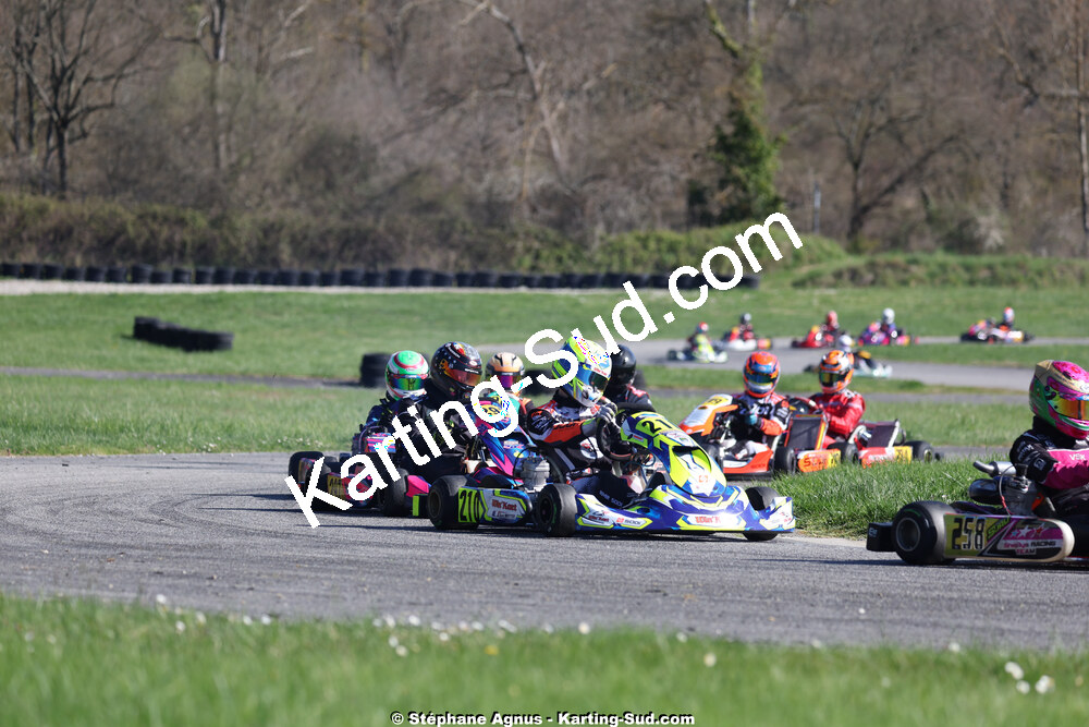 29 & 30/03/2025 : 2ème manche du Championnat du Sud au circuit d’Aigues-Vives (photos Stéphane Agnus) 2025 — karting