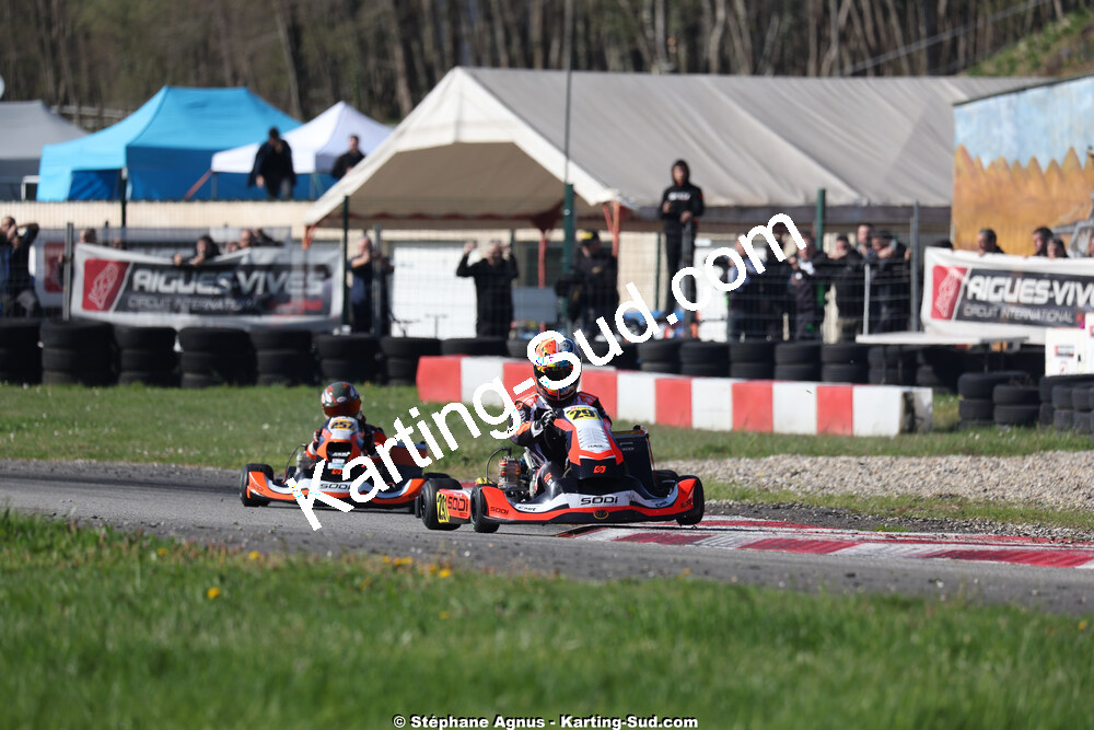 29 & 30/03/2025 : 2ème manche du Championnat du Sud au circuit d’Aigues-Vives (photos Stéphane Agnus) 2025 — karting
