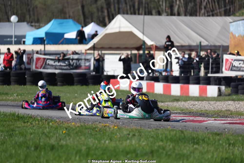 29 & 30/03/2025 : 2ème manche du Championnat du Sud au circuit d’Aigues-Vives (photos Stéphane Agnus) 2025 — karting