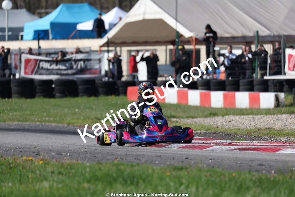 29 & 30/03/2025 : 2ème manche du Championnat du Sud au circuit d’Aigues-Vives (photos Stéphane Agnus) 2025 — karting