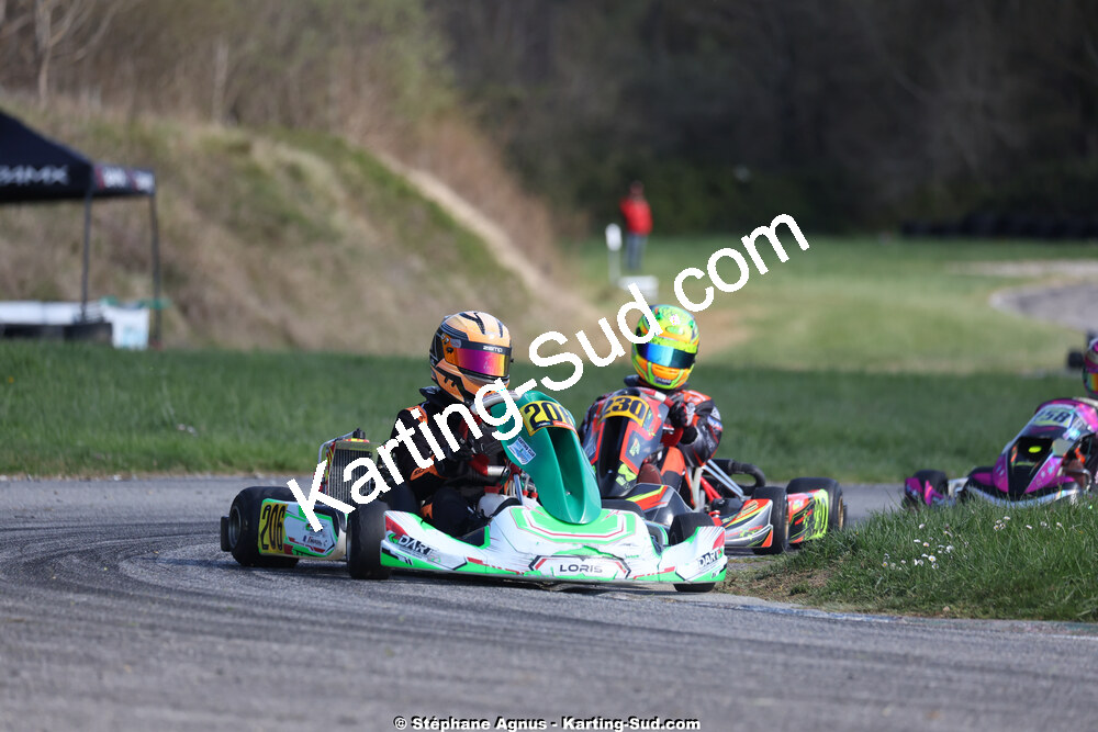 29 & 30/03/2025 : 2ème manche du Championnat du Sud au circuit d’Aigues-Vives (photos Stéphane Agnus) 2025 — karting