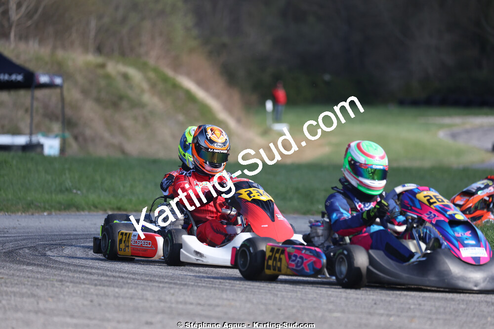 29 & 30/03/2025 : 2ème manche du Championnat du Sud au circuit d’Aigues-Vives (photos Stéphane Agnus) 2025 — karting