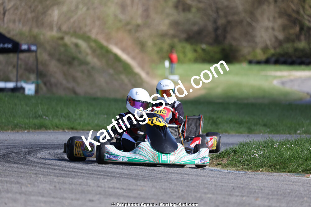29 & 30/03/2025 : 2ème manche du Championnat du Sud au circuit d’Aigues-Vives (photos Stéphane Agnus) 2025 — karting