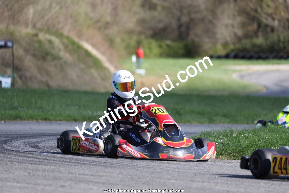 29 & 30/03/2025 : 2ème manche du Championnat du Sud au circuit d’Aigues-Vives (photos Stéphane Agnus) 2025 — karting