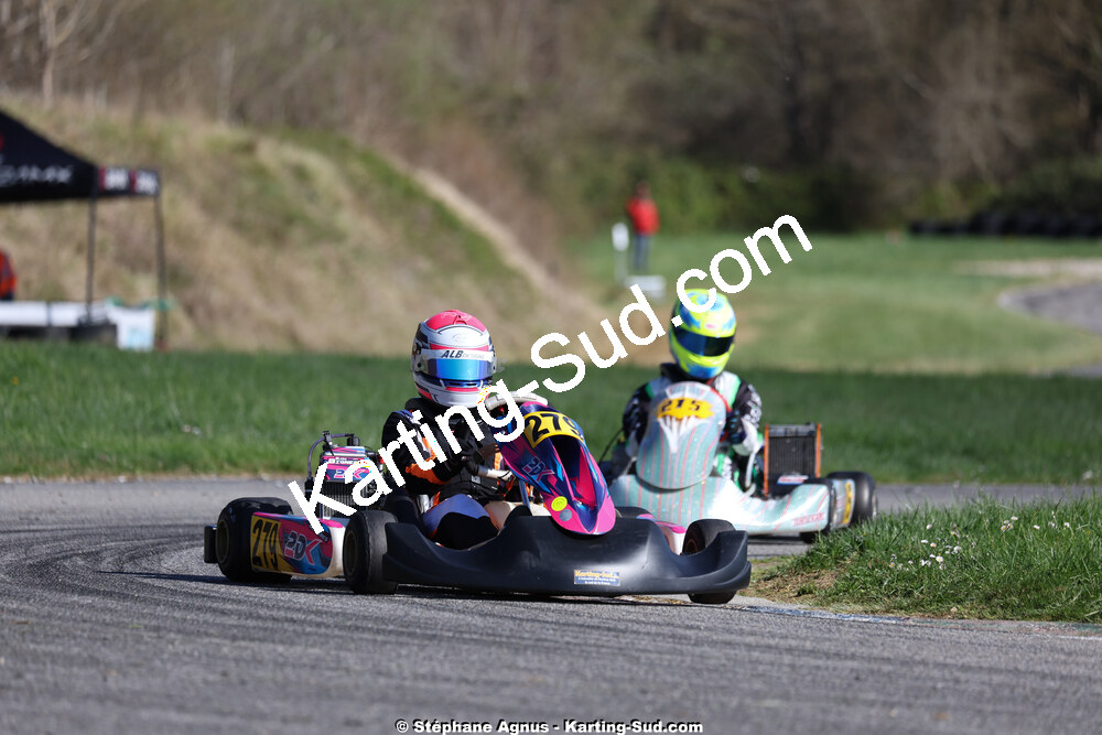 29 & 30/03/2025 : 2ème manche du Championnat du Sud au circuit d’Aigues-Vives (photos Stéphane Agnus) 2025 — karting