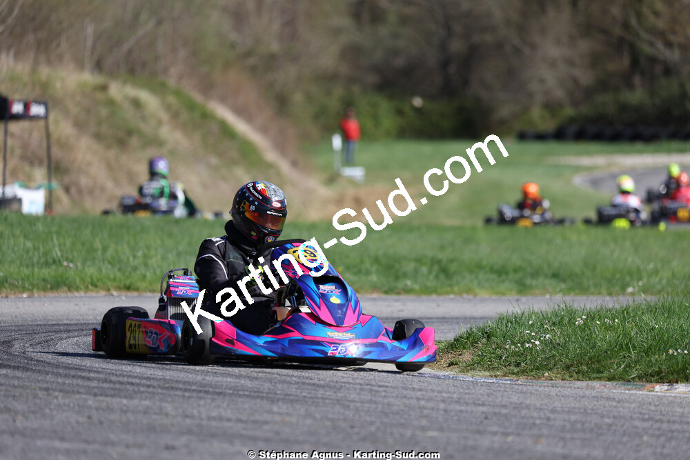 29 & 30/03/2025 : 2ème manche du Championnat du Sud au circuit d’Aigues-Vives (photos Stéphane Agnus) 2025 — karting