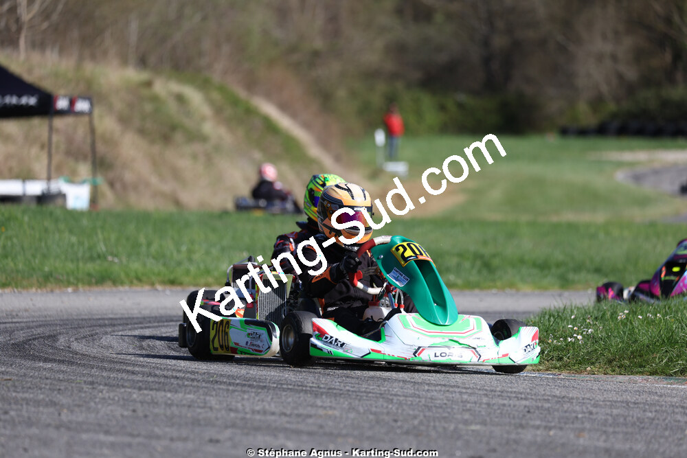 29 & 30/03/2025 : 2ème manche du Championnat du Sud au circuit d’Aigues-Vives (photos Stéphane Agnus) 2025 — karting