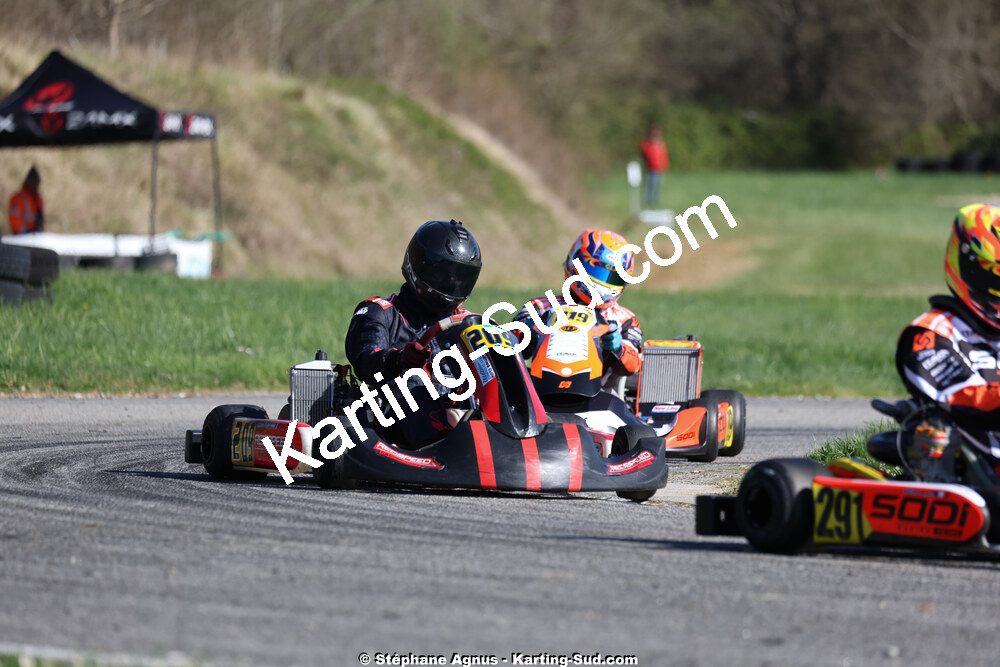 29 & 30/03/2025 : 2ème manche du Championnat du Sud au circuit d’Aigues-Vives (photos Stéphane Agnus) 2025 — karting