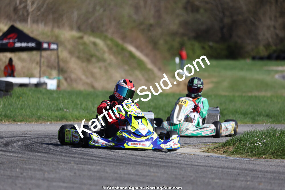 29 & 30/03/2025 : 2ème manche du Championnat du Sud au circuit d’Aigues-Vives (photos Stéphane Agnus) 2025 — karting