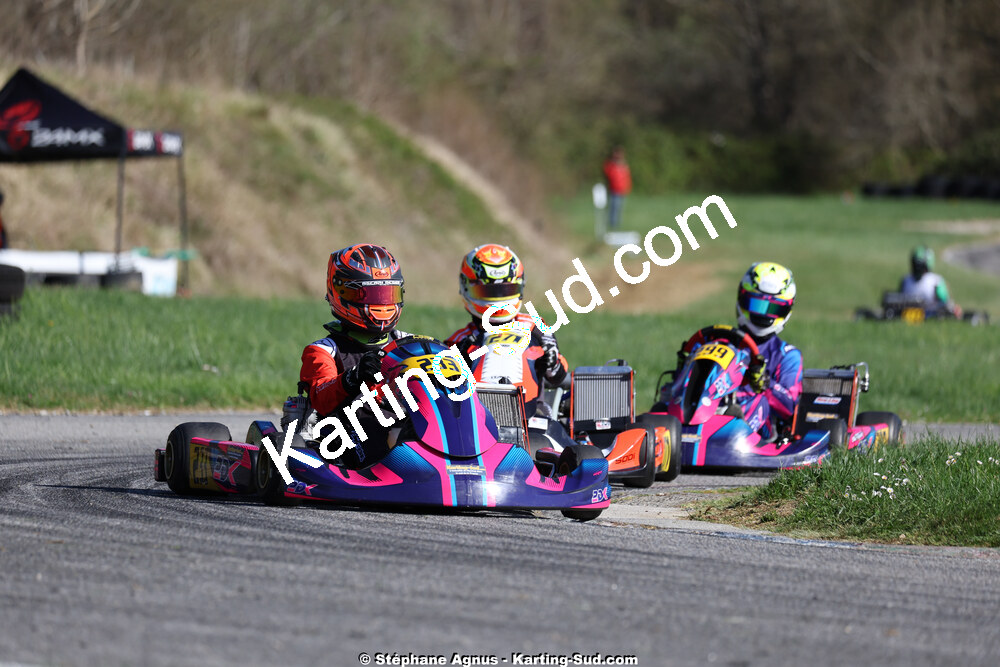 29 & 30/03/2025 : 2ème manche du Championnat du Sud au circuit d’Aigues-Vives (photos Stéphane Agnus) 2025 — karting