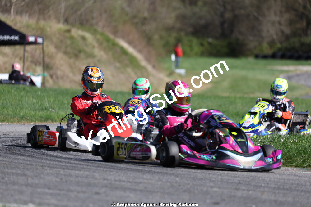29 & 30/03/2025 : 2ème manche du Championnat du Sud au circuit d’Aigues-Vives (photos Stéphane Agnus) 2025 — karting