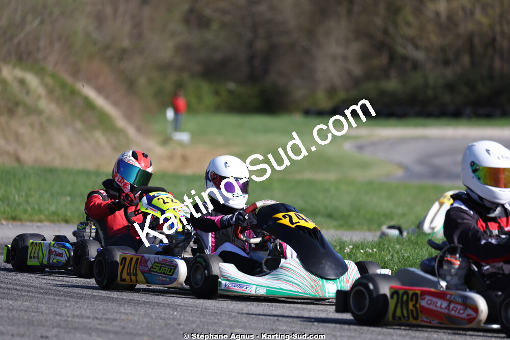 29 & 30/03/2025 : 2ème manche du Championnat du Sud au circuit d’Aigues-Vives (photos Stéphane Agnus) 2025 — karting