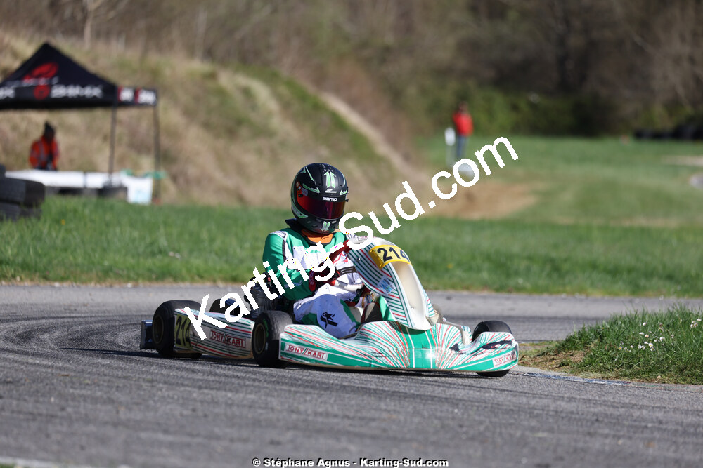 29 & 30/03/2025 : 2ème manche du Championnat du Sud au circuit d’Aigues-Vives (photos Stéphane Agnus) 2025 — karting