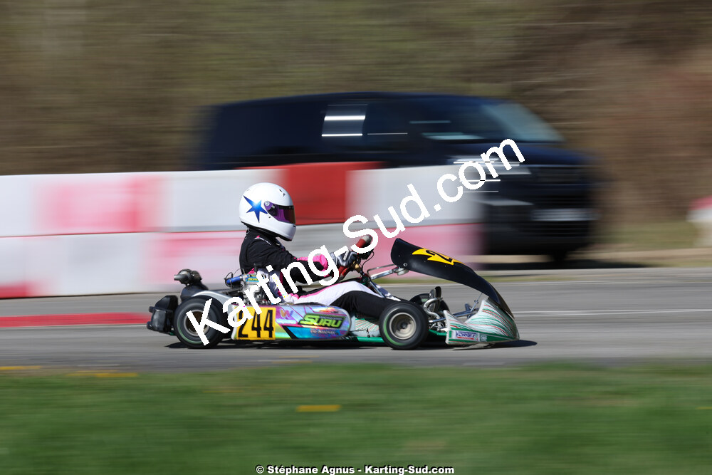 29 & 30/03/2025 : 2ème manche du Championnat du Sud au circuit d’Aigues-Vives (photos Stéphane Agnus) 2025 — karting