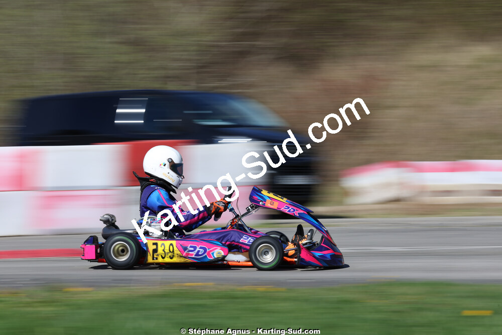 29 & 30/03/2025 : 2ème manche du Championnat du Sud au circuit d’Aigues-Vives (photos Stéphane Agnus) 2025 — karting