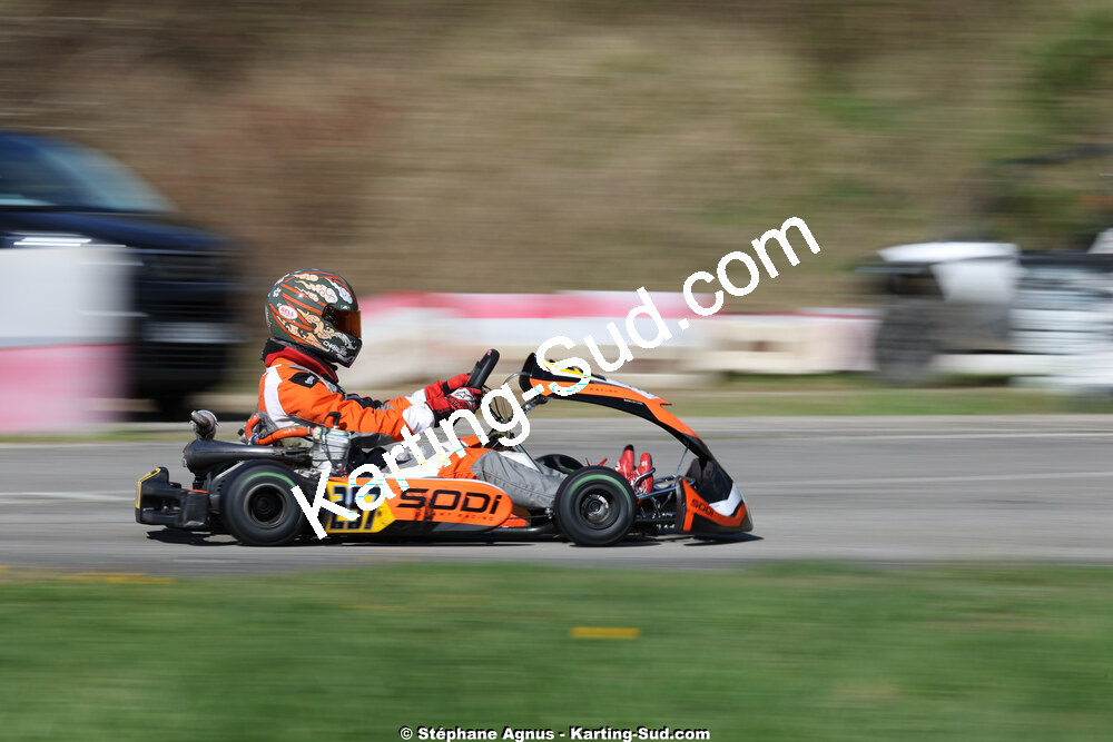 29 & 30/03/2025 : 2ème manche du Championnat du Sud au circuit d’Aigues-Vives (photos Stéphane Agnus) 2025 — karting