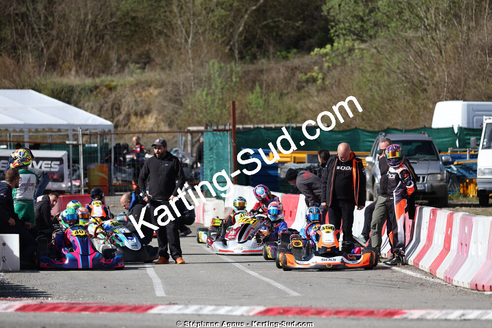 29 & 30/03/2025 : 2ème manche du Championnat du Sud au circuit d’Aigues-Vives (photos Stéphane Agnus) 2025 — karting