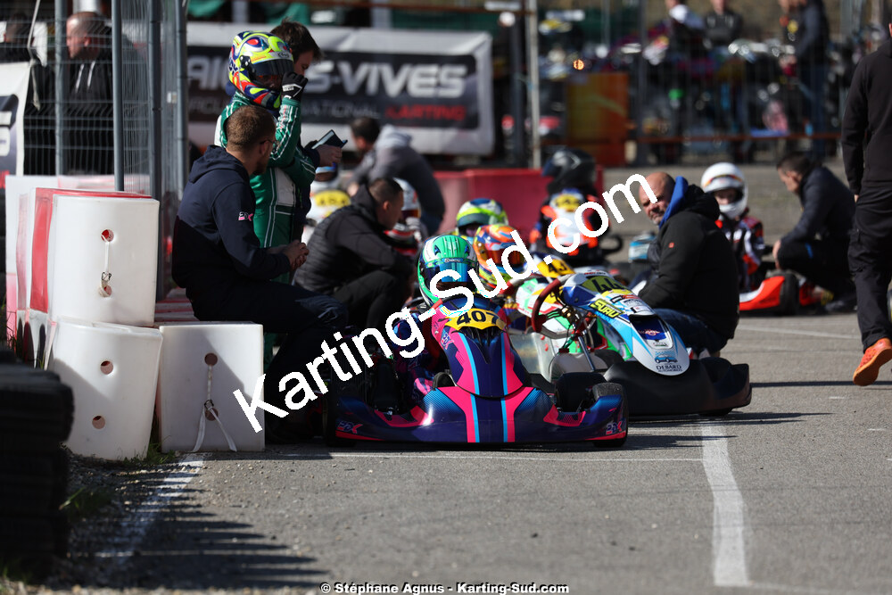 29 & 30/03/2025 : 2ème manche du Championnat du Sud au circuit d’Aigues-Vives (photos Stéphane Agnus) 2025 — karting