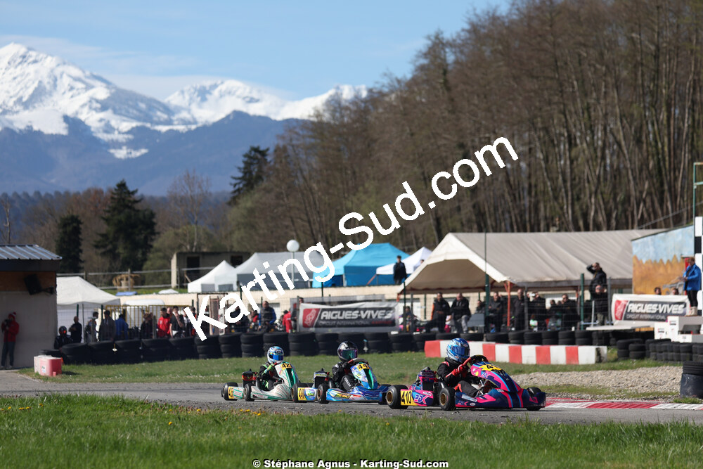 29 & 30/03/2025 : 2ème manche du Championnat du Sud au circuit d’Aigues-Vives (photos Stéphane Agnus) 2025 — karting